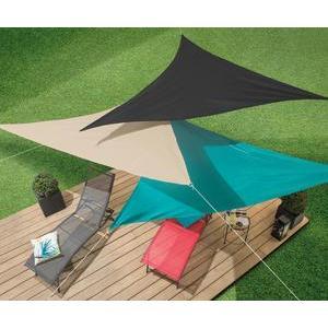 Voile d'ombrage Lucy - 3 x 3 x 3 m - Taupe - MOOREA