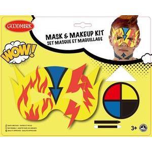 Maquillage + masque de super-héros
