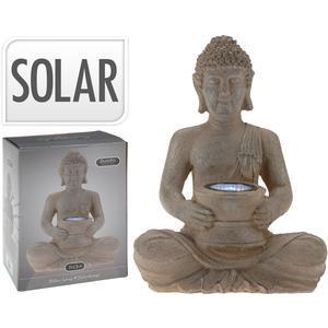 Lampe solaire Bouddha - 22 x 15 x H 31 cm