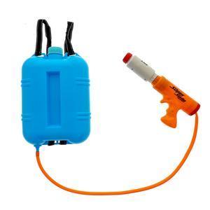 Pistolet à eau + recharge - 26 cm - Orange, blanc, bleu