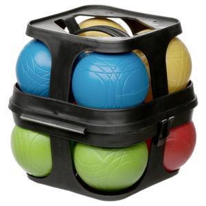 8 boules de pétanque et leur cochonnet - Multicolore