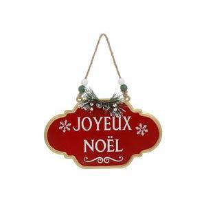 Pancarte "Joyeux Noël" - L 28.5 x H 17.5 cm - FAIRY STARS