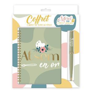 Carnet + stylo "ATSEM" - Vert