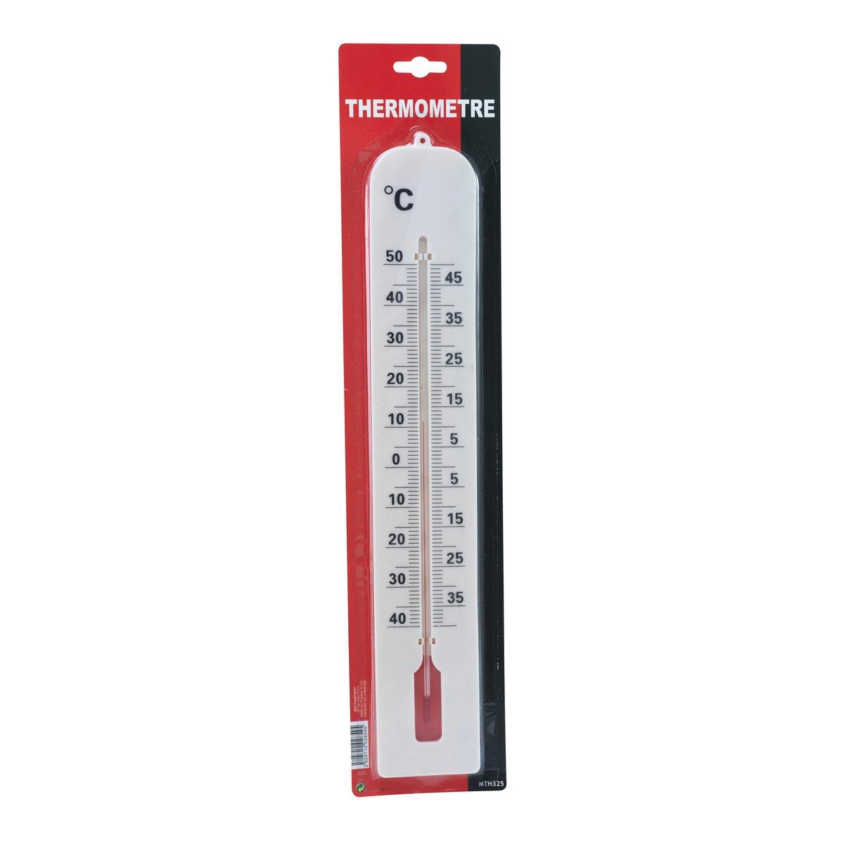 Thermomètre - Longueur 40 cm - Différents coloris