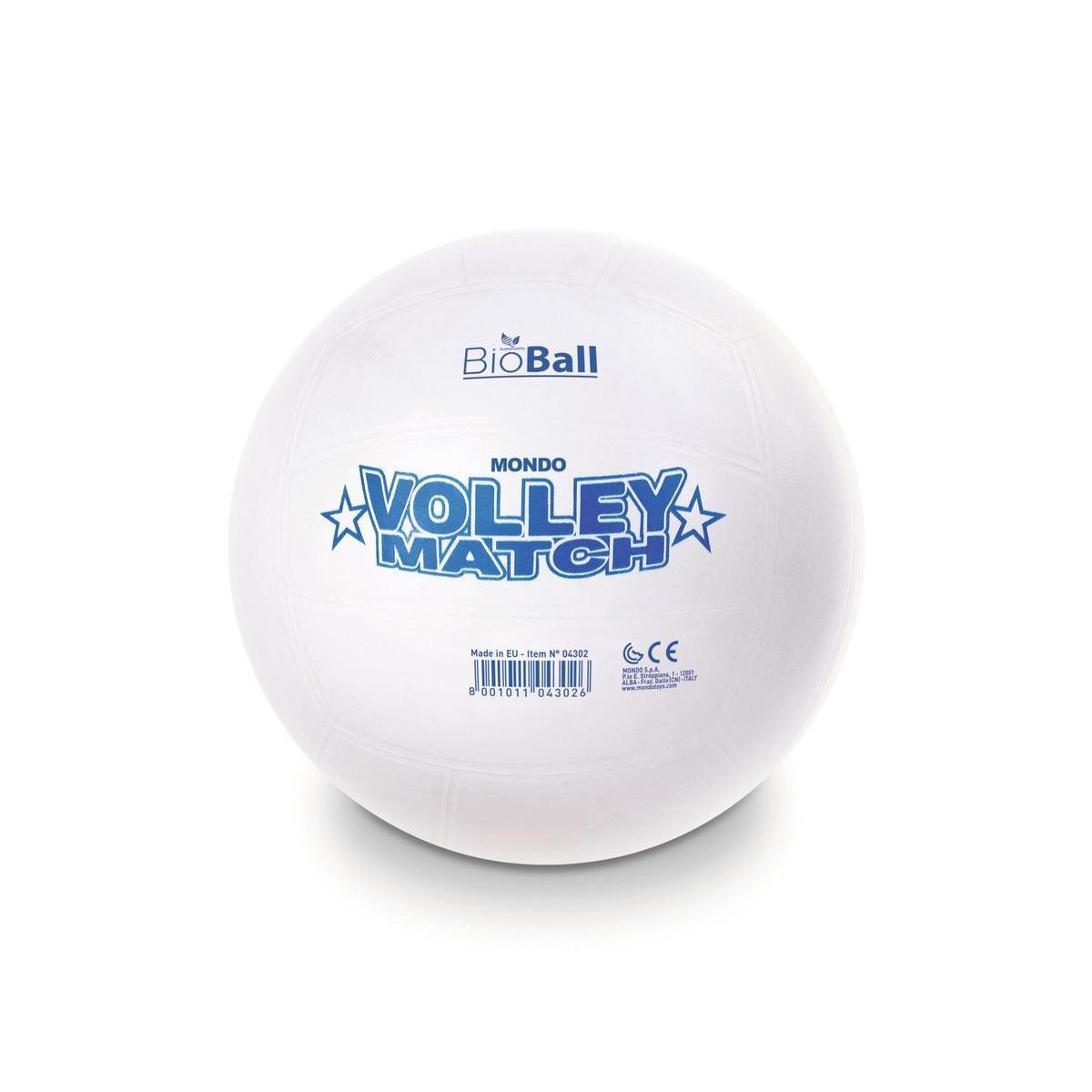 Ballon volley match - diamètre 216 mm - blanc et bleu