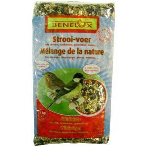 Mélange de graines oiseaux de la nature - Base alimentaire - 30 x 16 x H 3 cm - Multicolore