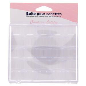 Boîte pour canettes - Plastique - 12 x 10,5 cm - Transparent