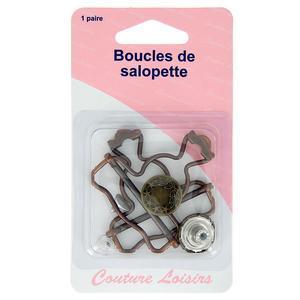 Boucles salopette bronze x2 - Cuivre