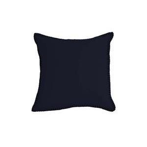 Coussin coton lavé Spirit - 40 x 40 cm - Différents modèles - Bleu orage