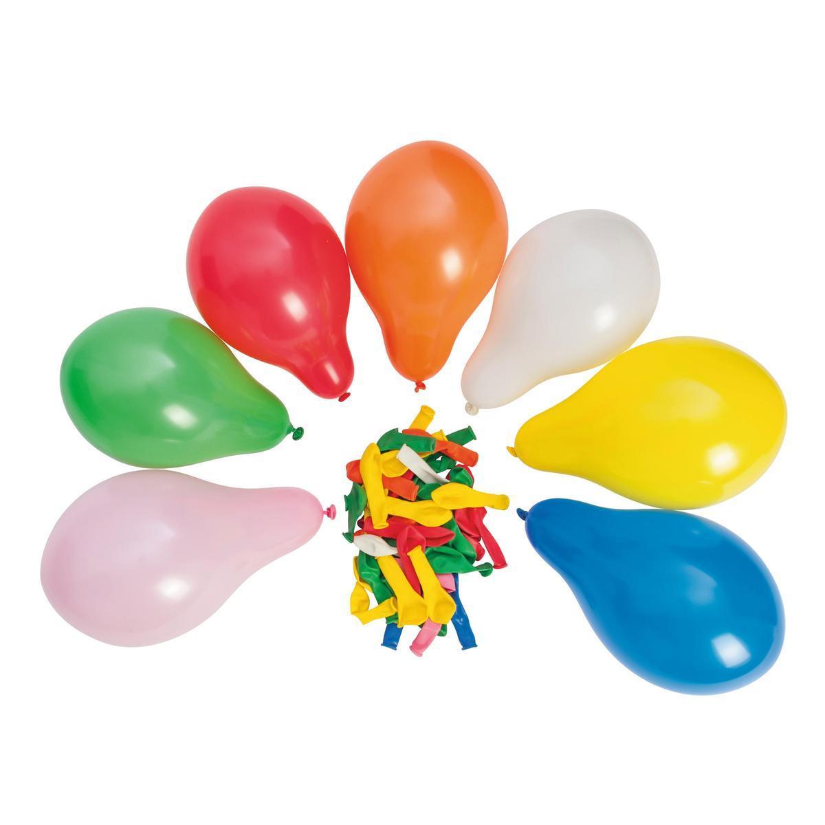 50 ballons ronds avec cavaliers