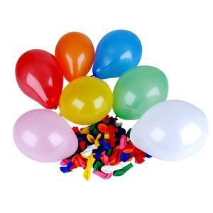 Lot de 100 ballons ronds gonflables colorés - Diamètre 25 cm - Multicolore