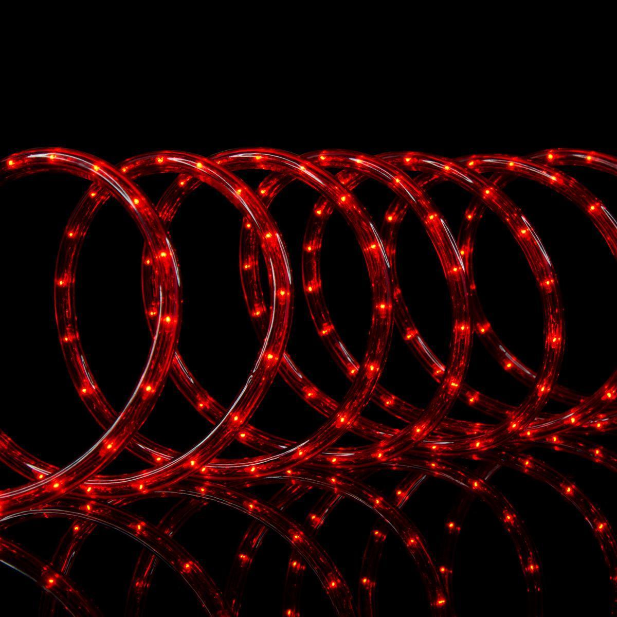 Guirlande électrique tube 8 fonctions - Longueur 6 mètres - Rouge