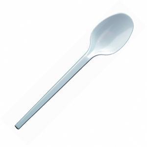 Lot de 20 cuillères à soupe en plastique Gappy - 16,5 cm -Plastique- Blanc