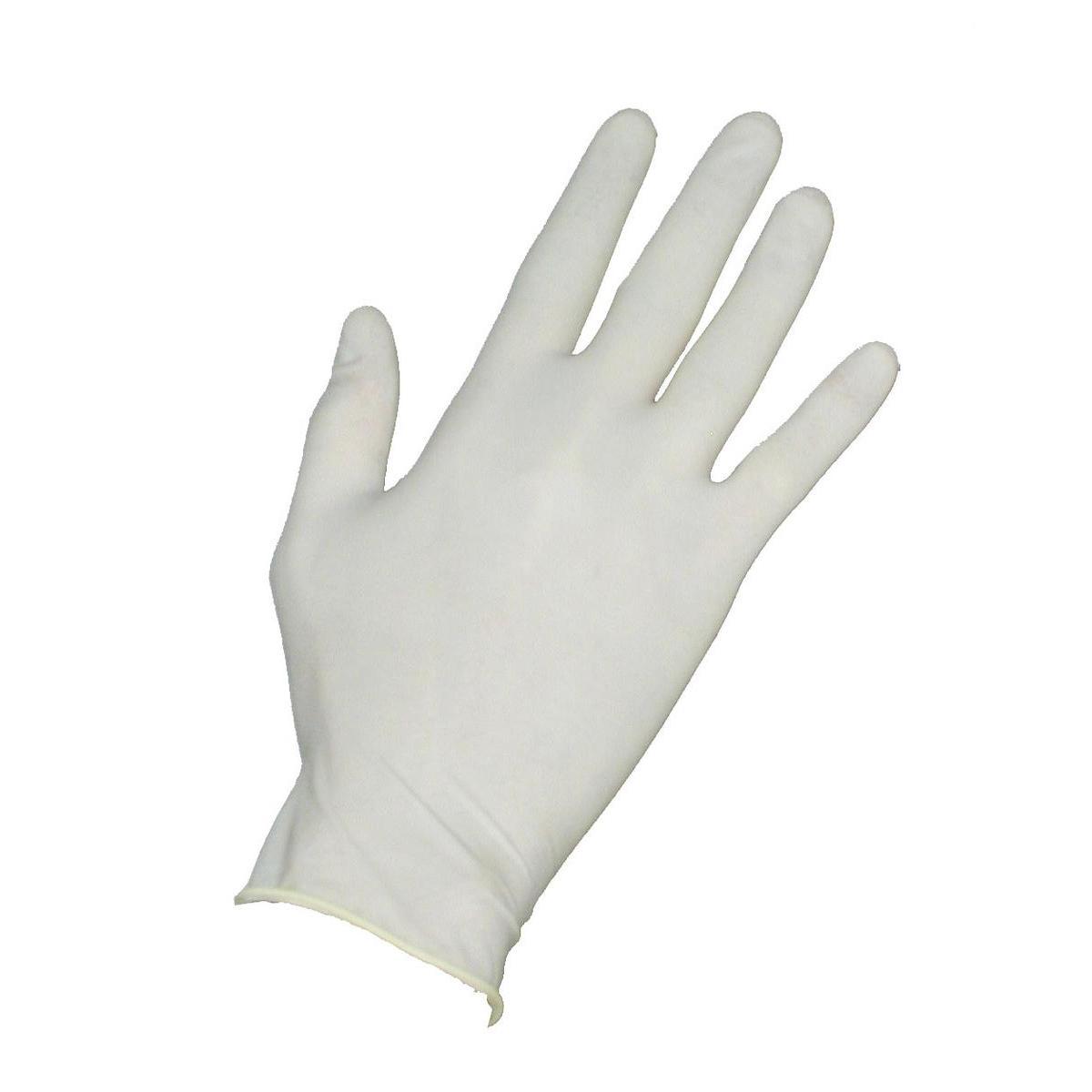 10 gants poudrés jetables - Taille M