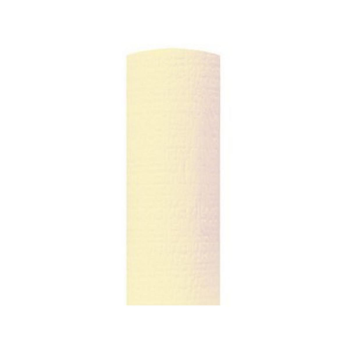 Nappe damassée - papier - 1,18 x 20 m - Crème