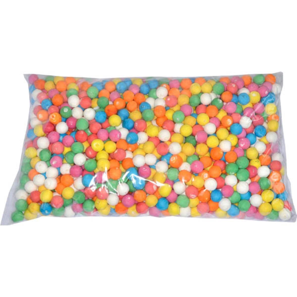 Sachet de 200 boules cotillons - Multicolore