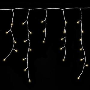 Guirlande électrique stalactite lucioles 120 led - 42 x 230 cm - Blanc