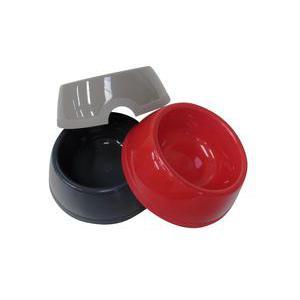Gamelle - Plastique - D 12 cm - 0,3 L - Rouge, noir ou gris