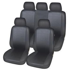 9 housses classiques pour sièges auto - 14 x 27 x 26 cm - Noir