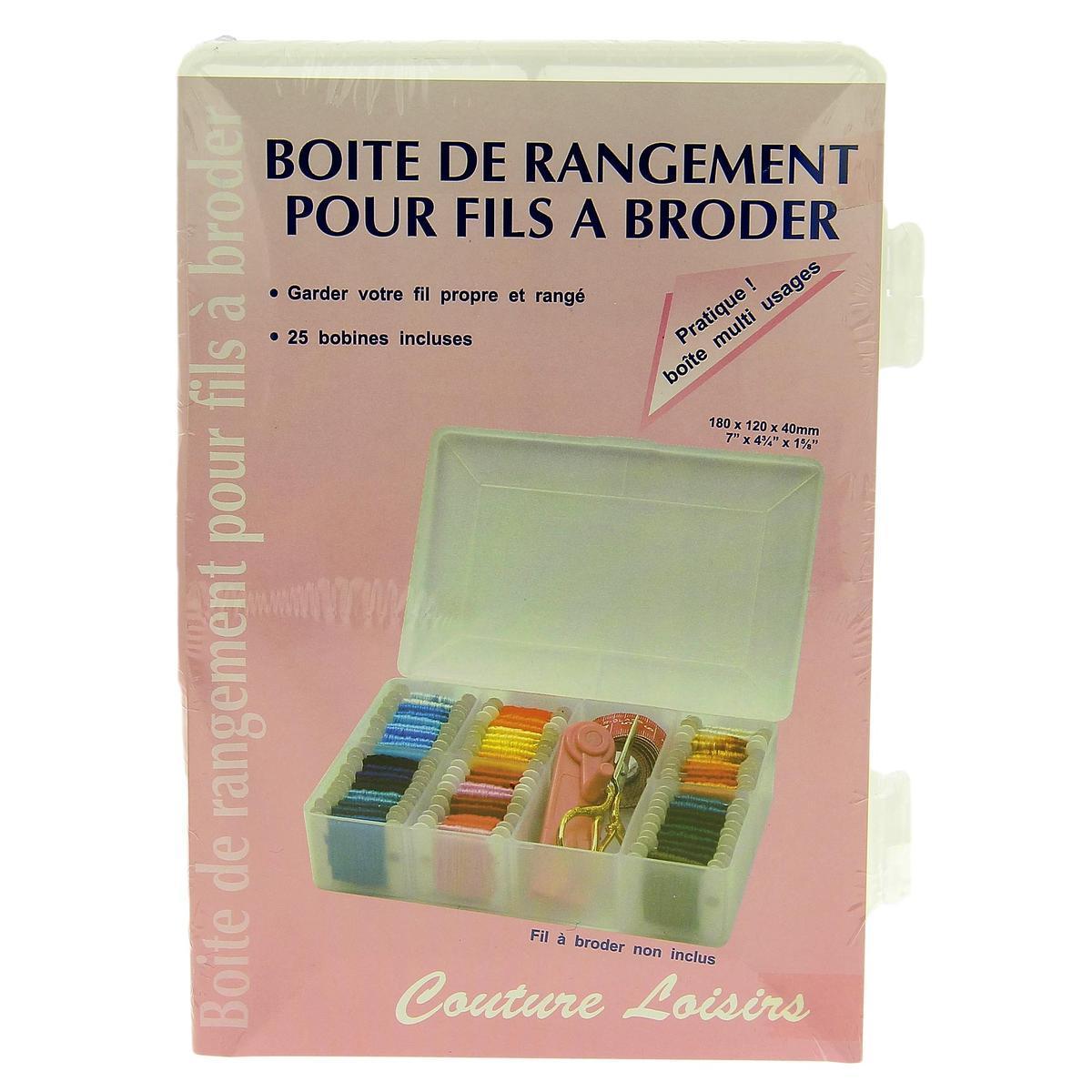 Boîte de rangement - Plastique - Petit modèle - Blanc