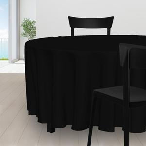 Nappe antitache ronde - ø 180 cm - Alix noir