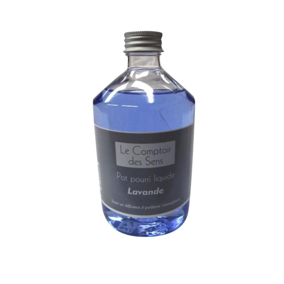 Pot-pourri liquide lavande - Plastique - 500 ml - Bleu
