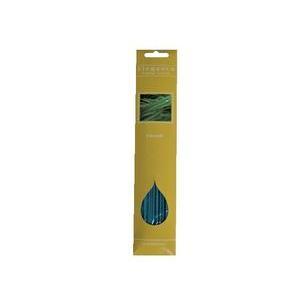 20 bâtonnets d'encens parfum citronnelle - ø 1.5 x L 30 cm - Jaune, bleu