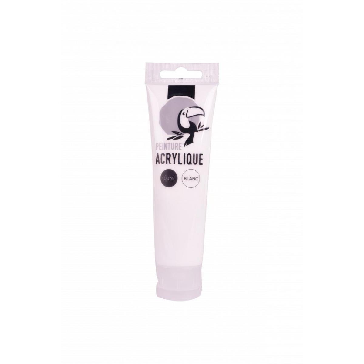 Peinture acrylique - 100 ml - Blanc