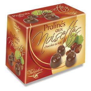 Pralinés noisettes au chocolat au lait - 150 g - VALDELICE