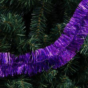 Guirlande scintillante laser - 7,5 x 200 cm - Violet mauve