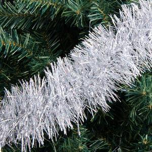 Guirlande boa - PVC - 2 m - Argent