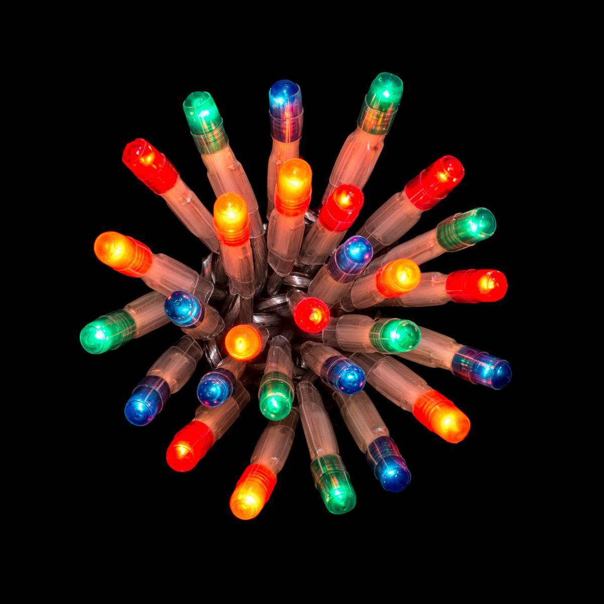 Guirlande électrique 100 lumières - Multicolore