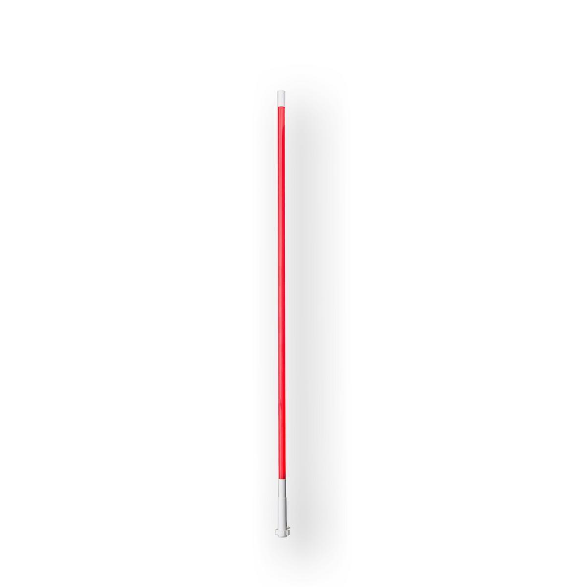 Tube néon - Plastique - H 134 cm - Rouge