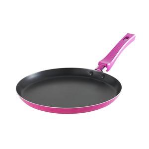 Crêpière en aluminium - Diamètre 24 cm - Rose