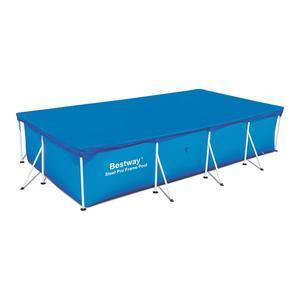 Bâche 4 saisons pour piscine tubulaire - 400 x 210 cm - Bleu - BESTWAY