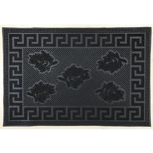 Tapis d'entrée en caoutchouc - 60 x 40 cm - Différents modèles - Noir