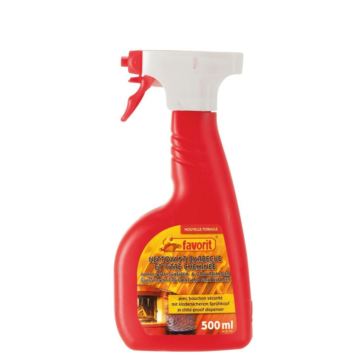 Vaporisateur nettoyant barbecue - 500 ml - Rouge