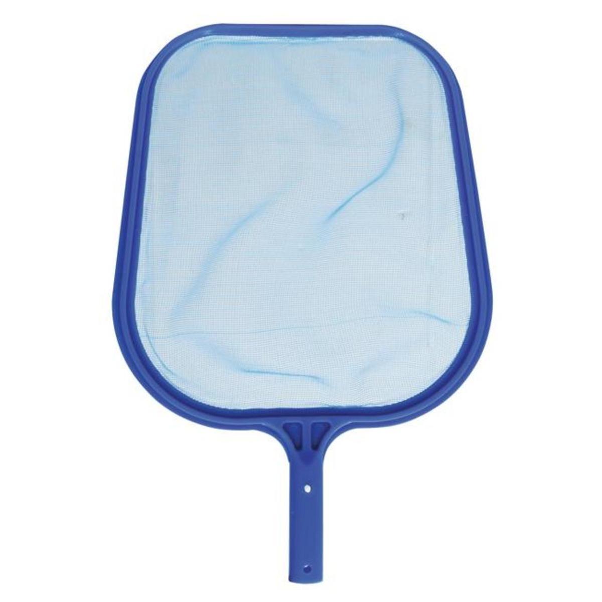 Épuisette de surface pour piscine - 44.5 x 30.5 cm - Bleu