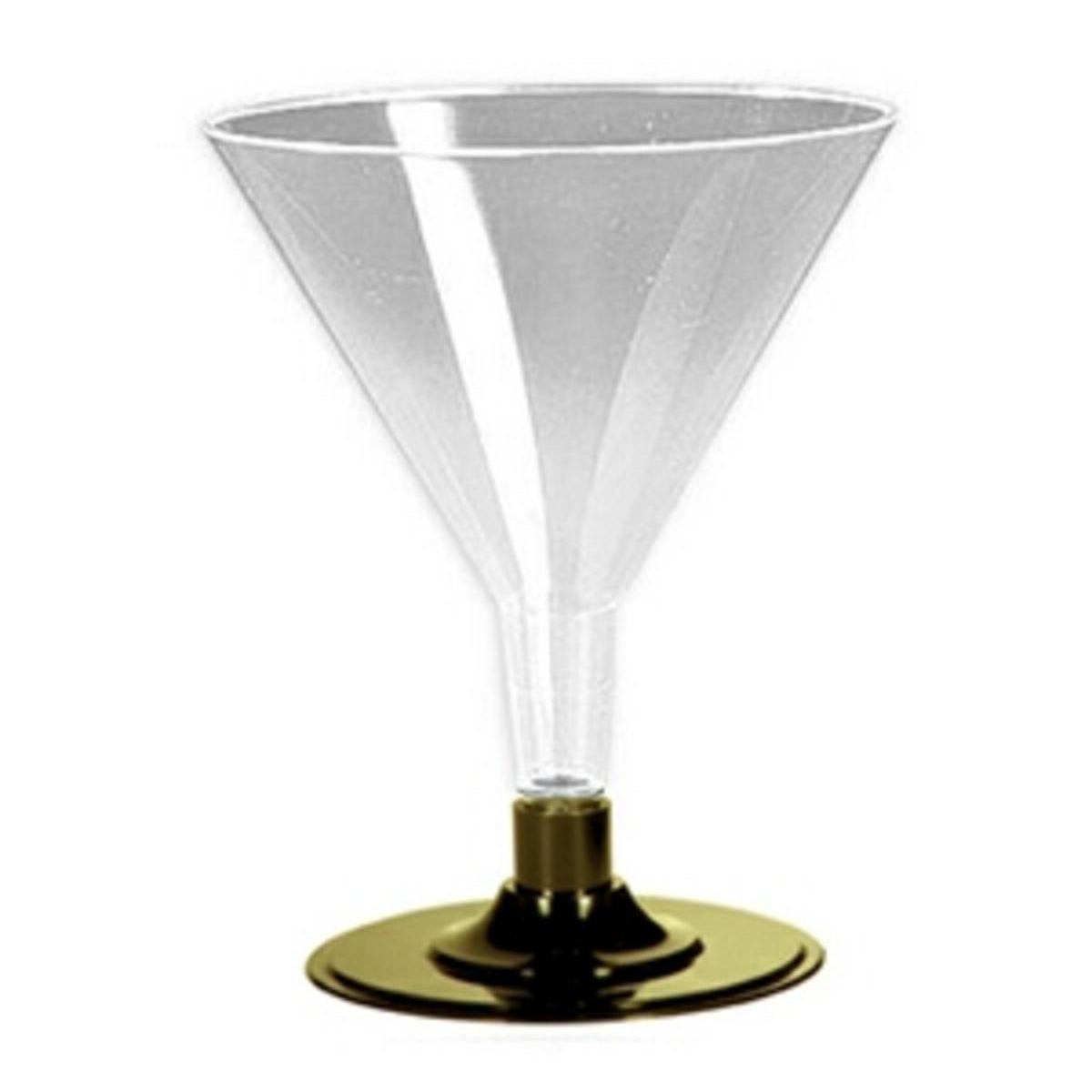 Verres cocktail doré 16cl x 10 p