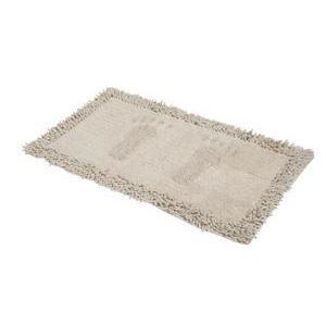 Tapis de salle de bain pied - Coton et latex - 50 x 80 cm - Multicolore