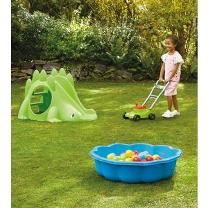 Toboggan dinosaure - 91 x L 115 x H 68 cm - Vert