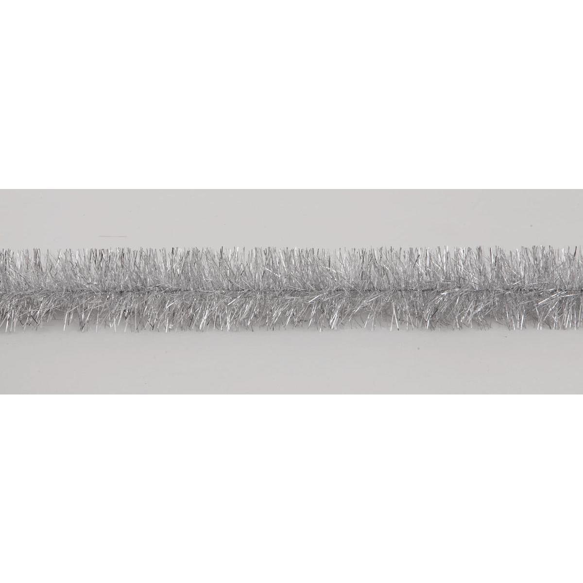 Guirlande scintillante - Plastique - 5 x 200 cm - Argent
