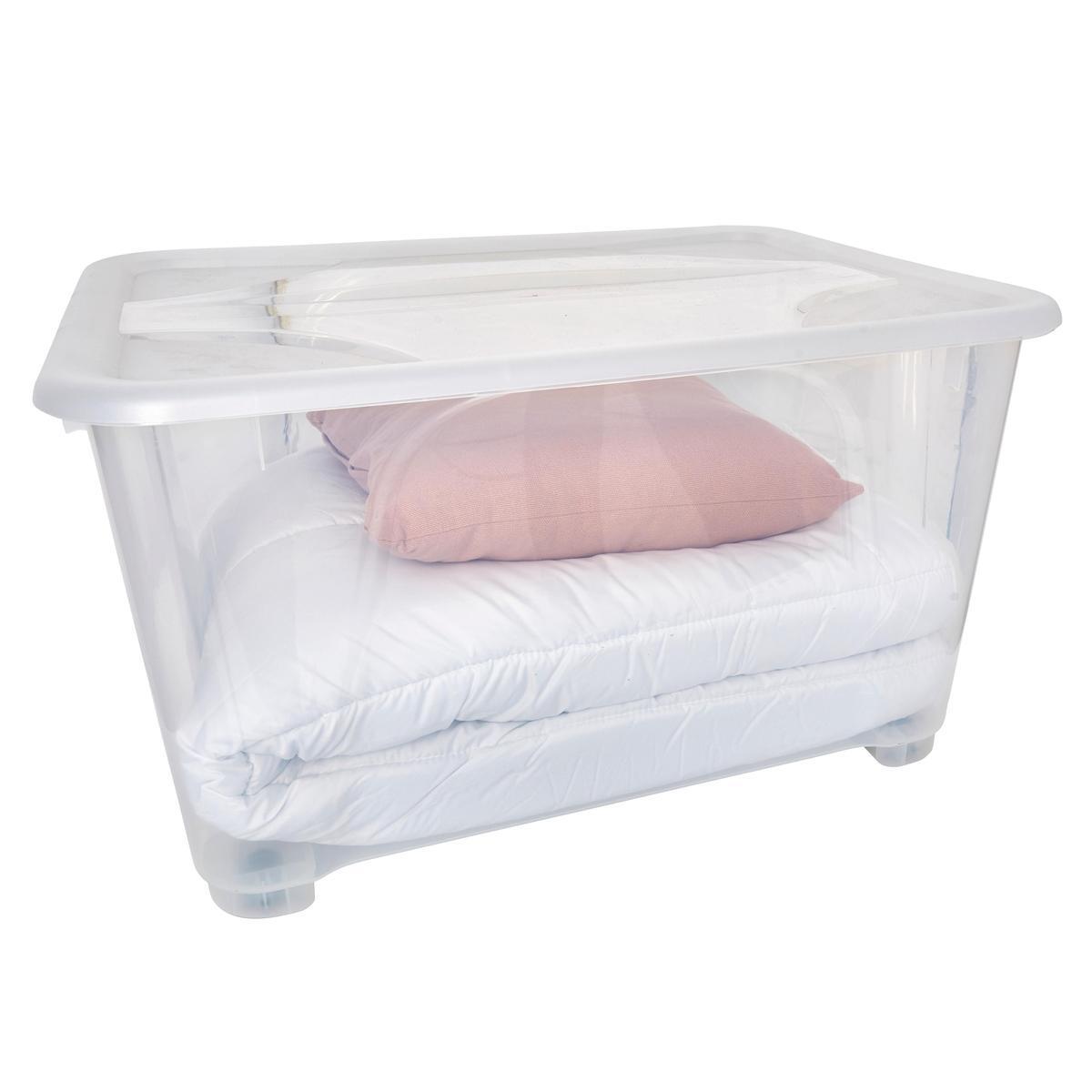 Boîte de rangement Gigabox 140 L - 80 x 60 x 45.3 cm - Transparent