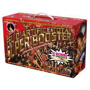 Feux d'artifice super booster 68 départs - Poudre explosive - 49 x 38,5 x 28,5 cm - Multicolore