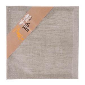 Toile lin à peindre - 30 x 30 cm - Beige