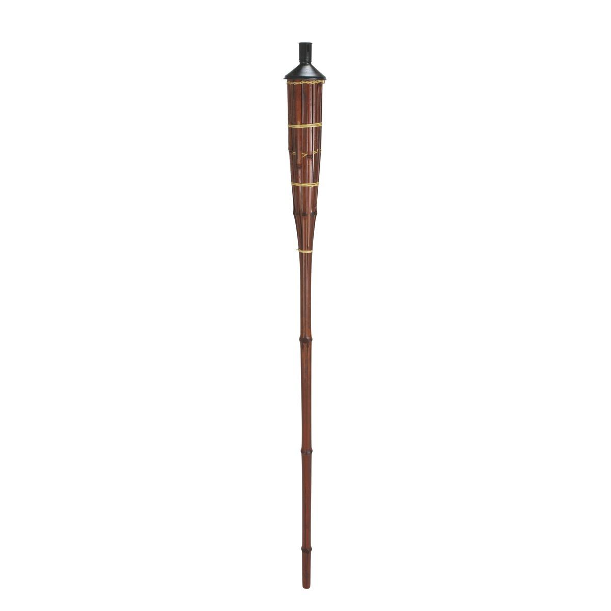 Torche en bambou - hauteur 150 cm - beige