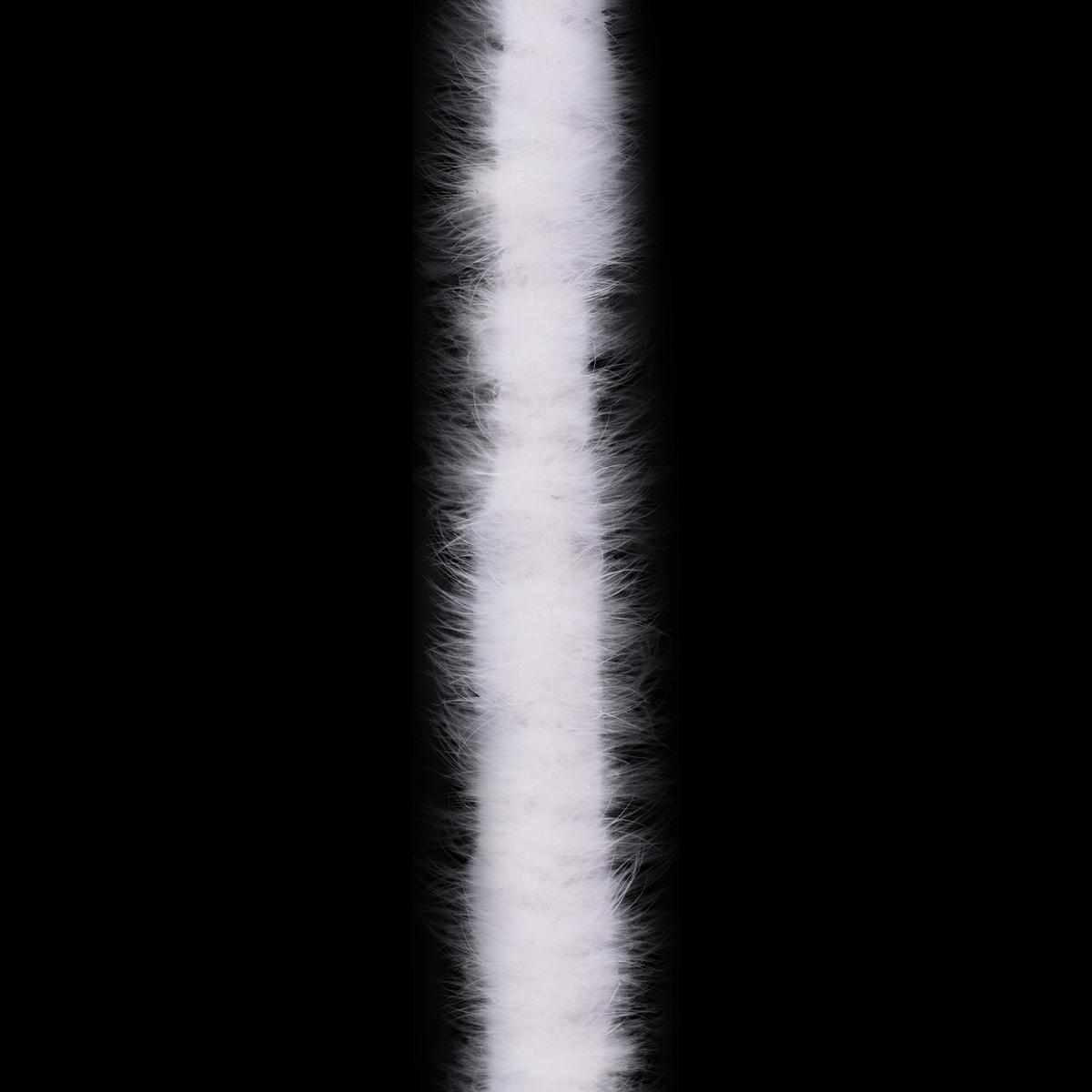 Guirlande de plumes - Plumes - 1,8 m - Blanc
