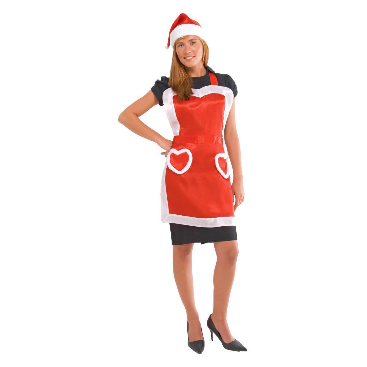 Vêtements femme sexy Noël -Rouge et blanc