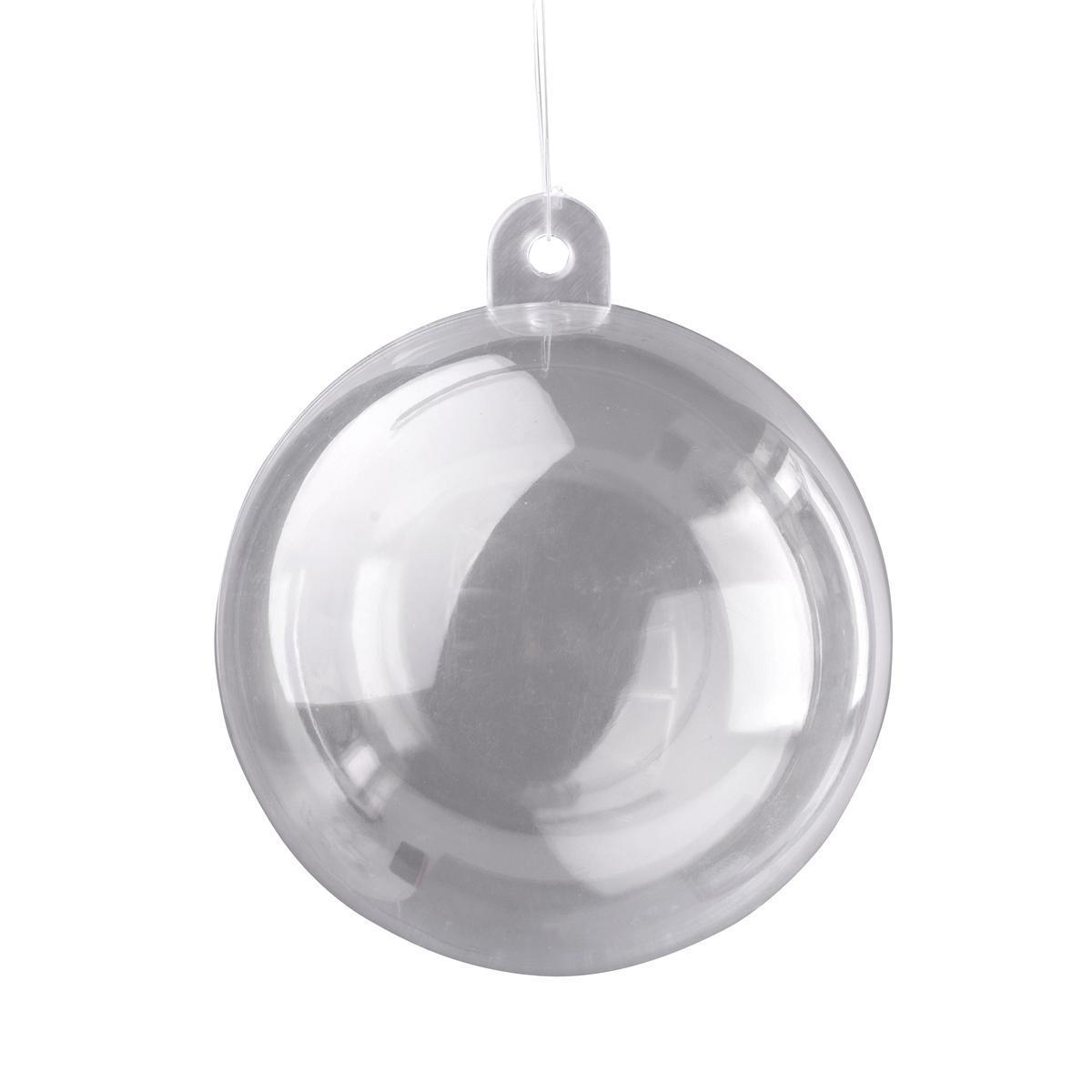 Boule de Noël transparente