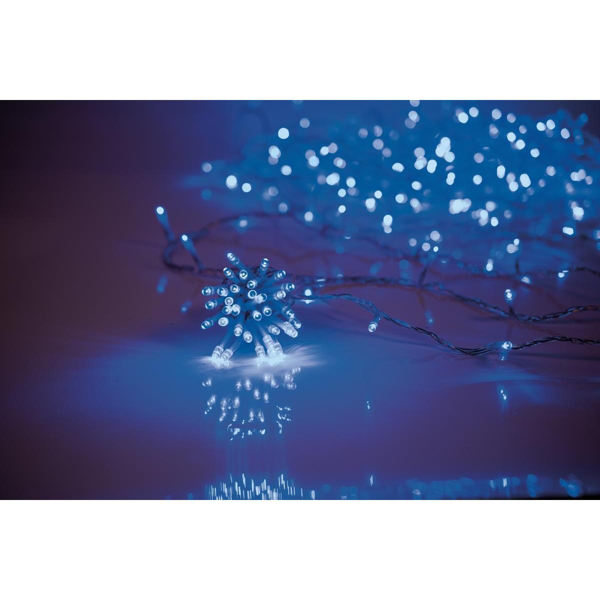 Guirlande électrique 15 LED - L 1.5 m - Bleu - FAIRY STARS